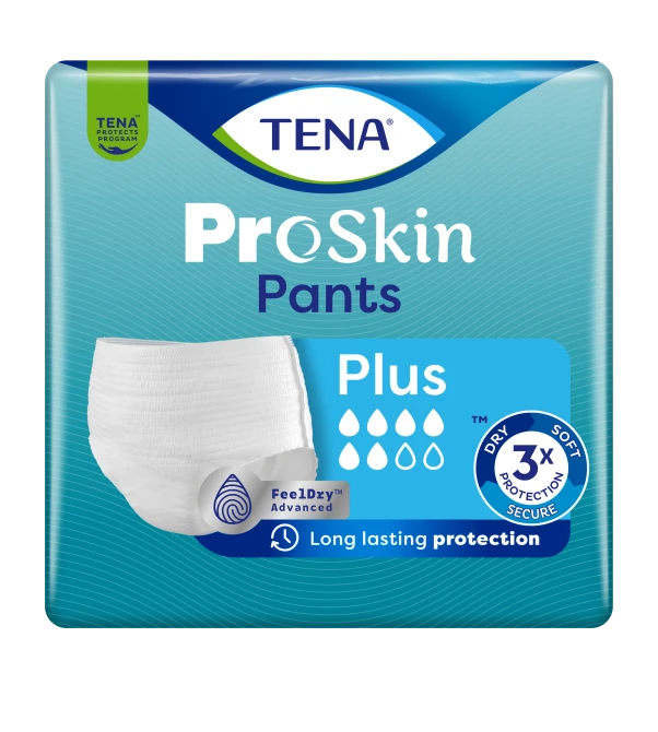 TENA PANTS ProSkin Plus L (100-135 cm) Majtki Chłonne - 30 sztuk