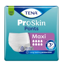 TENA PANTS ProSkin Maxi L (100-135 cm) Majtki Chłonne - 10 sztuk