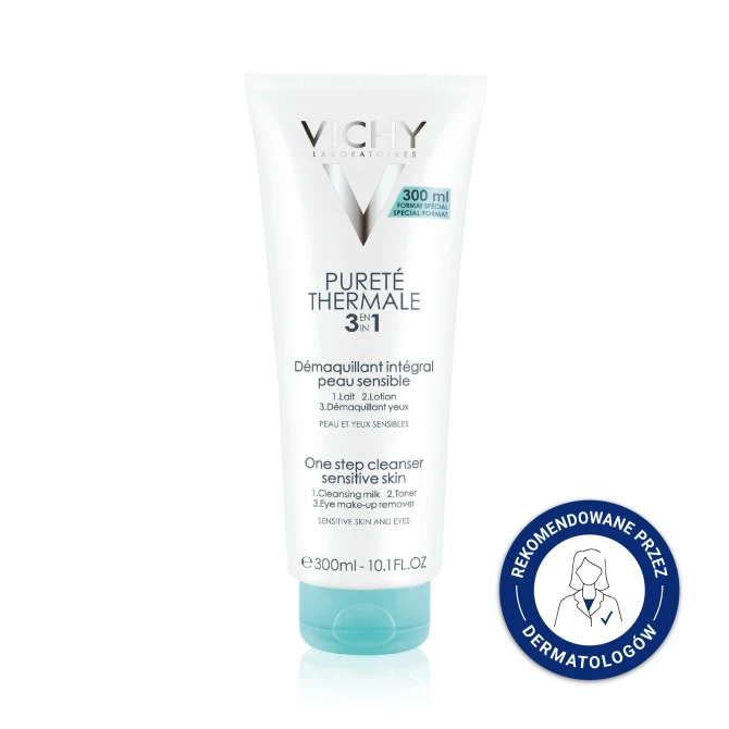 VICHY PURETÉ THERMALE Preparat Do Demakijażu Twarzy I Oczu 3 w 1 - 300ml