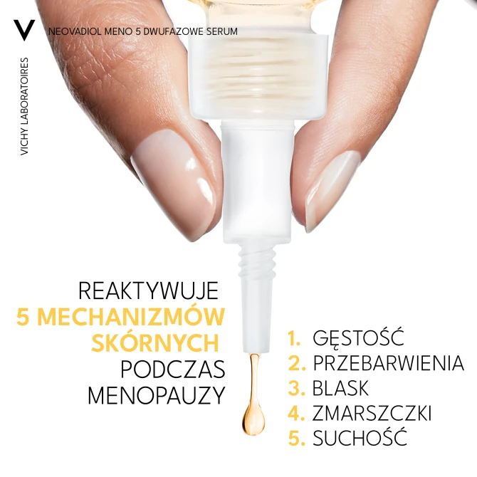 VICHY NEOVADIOL MENO 5 Dwufazowe Serum Ujędrniające I Wyrównujące Koloryt - 30ml