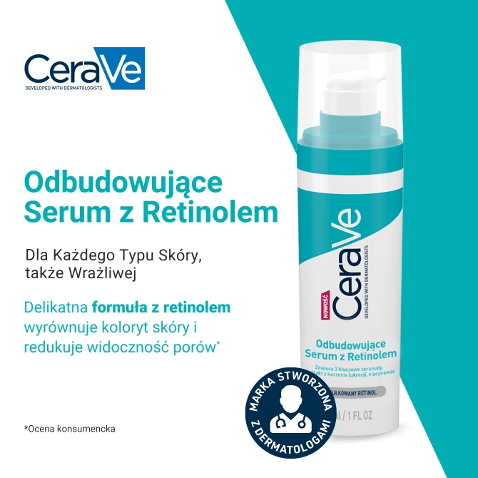 CERAVE Odbudowujące Serum z Retinolem - 30 ml