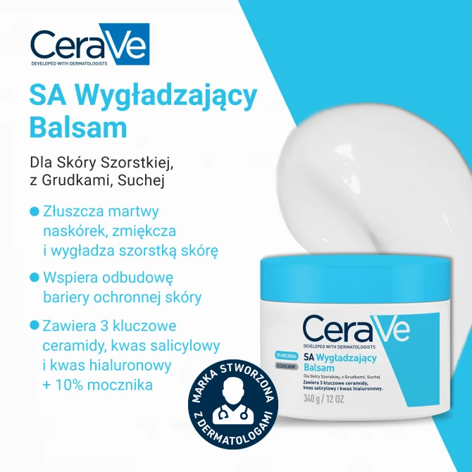 CERAVE SA Wygładzający Balsam Do Skóry Suchej - 340g