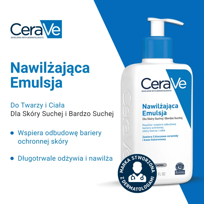 CERAVE Nawilżająca Emulsja Do Skóry Suchej - 236 ml
