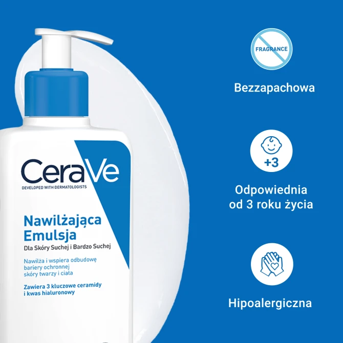 CERAVE Nawilżająca Emulsja Do Skóry Suchej - 236 ml