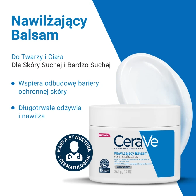 CERAVE Nawilżający Balsam Do Skóry Suchej - 454 g