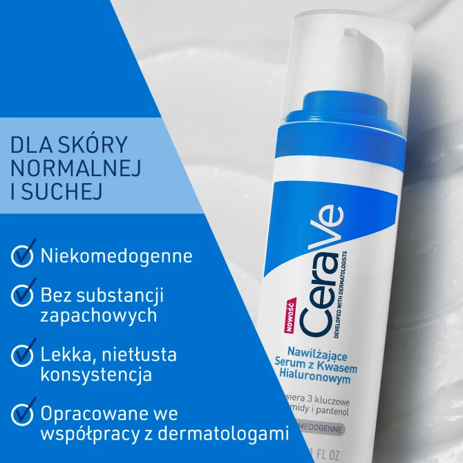 CERAVE Nawilżające Serum z Kwasem Hialuronowym - 30 ml