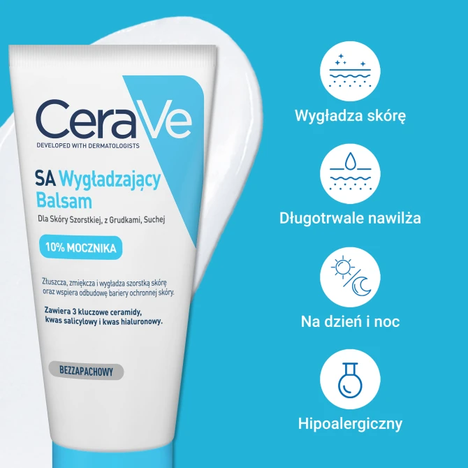 CERAVE SA Wygładzający Balsam Do Skóry Suchej - 177 ml