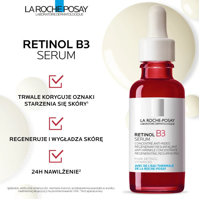 LA ROCHE-POSAY RETINOL B3 Skoncentrowane Serum Przeciwzmarszczkowe - 30 ml