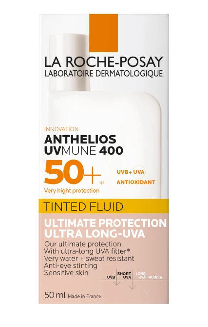 LA ROCHE-POSAY Anthelios UVMune 400 Fluid Barwiący SPF50+ - 50ml