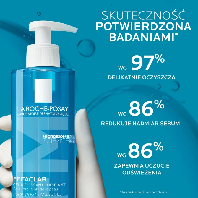 LA ROCHE POSAY EFFACLAR Żel Do Mycia - Cera Tłusta - 400 ml