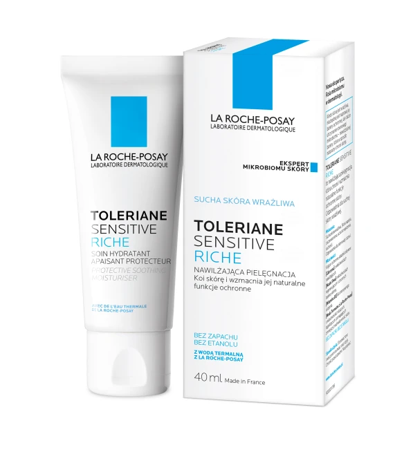 LA ROCHE-POSAY TOLERIANE Sensitive Riche Nawilżająca Pielęgnacja Do Skóry Wrażliwej - 40 ml