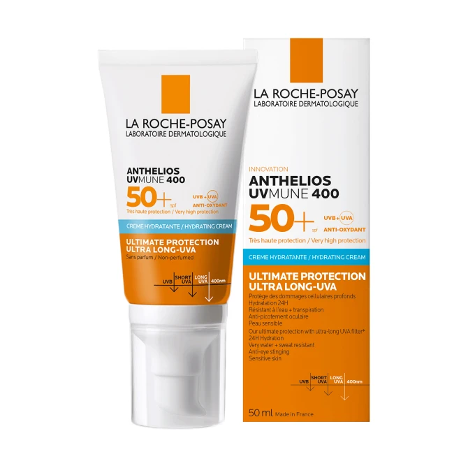 LA ROCHE-POSAY Anthelios UVMune 400 Krem Nawilżąjacy SPF50+ - 50ml