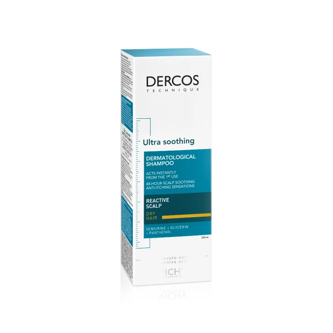 VICHY DERCOS Szampon Ultrakojący Do Włosów Suchych - 200ml
