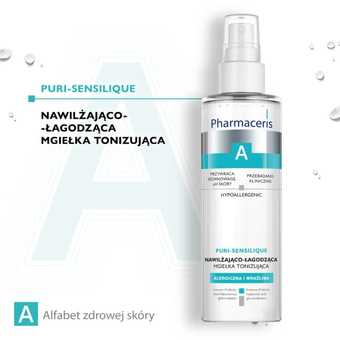 PHARMACERIS A PURI-SENSILIQUE Nawilżająco-Łagodzący Tonik-Mgiełka - 200 ml
