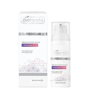 BIELENDA PROFESSIONAL SupremeLab Re-Advanced Aktywny Krem Na Noc z Retinalem - 50ml