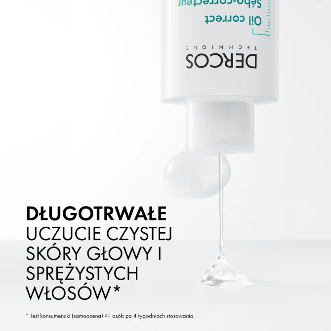 VICHY DERCOS Oil Correct Szampon Do Przetłuszczających Się Włosów - 200ml