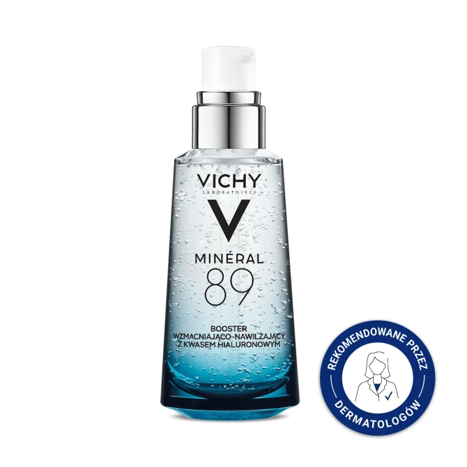 VICHY Minéral 89 Serum Booster Wzmacniający Barierę Ochronną Skóry I Nawilżający Z Kwasem Hialuronowym - 50ml (