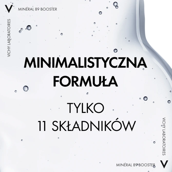 VICHY Minéral 89 Serum Booster Wzmacniający Barierę Ochronną Skóry I Nawilżający Z Kwasem Hialuronowym - 50ml (