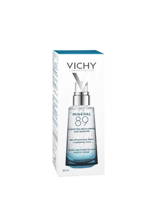 VICHY Minéral 89 Serum Booster Wzmacniający Barierę Ochronną Skóry I Nawilżający Z Kwasem Hialuronowym - 50ml (