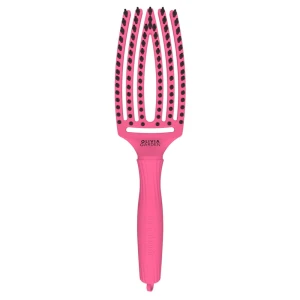 Olivia Garden FingerBrush Combo Medium szczotka do włosów Hot Pink