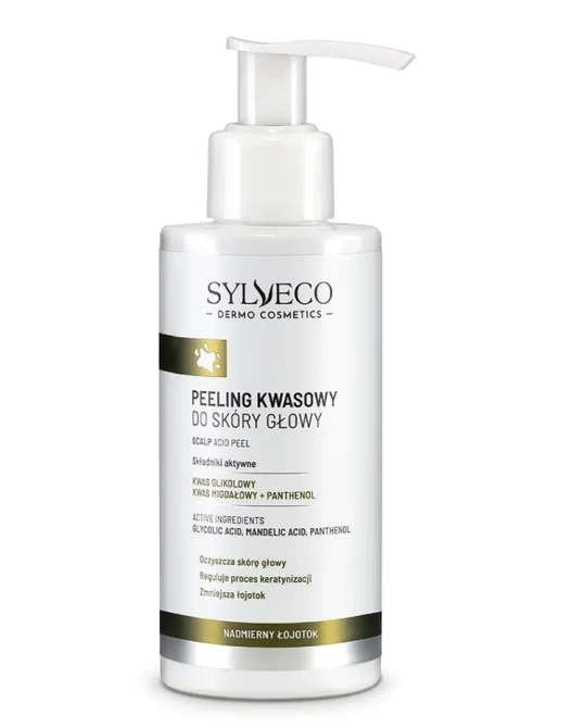 SYLVECO DERMO Nadmierny Łojotok Peeling Kwasowy Do Skóry Głowy - 145ml