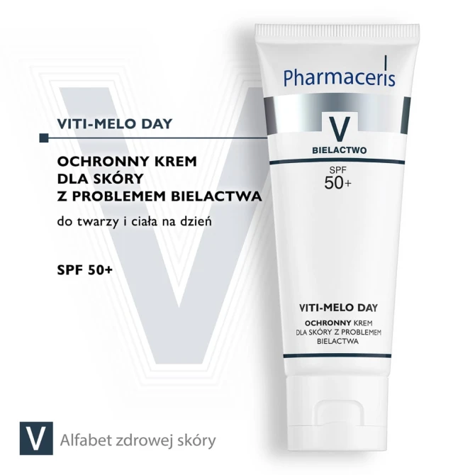 PHARMACERIS V VITI-MELO DAY Ochronny Krem Dla Skóry Z Problemem Bielactwa - 75 ml