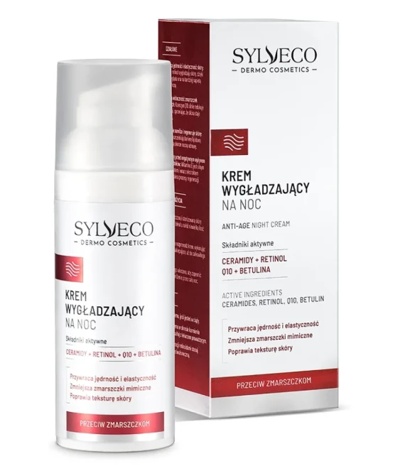 SYLVECO DERMO Przeciwzmarszczkowy Krem Wygładzający Do Twarzy Na Noc - 50ml