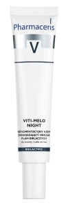 PHARMACERIS V VITI-MELO NIGHT Repigmentacyjny Krem Zmniejszający Obszar Plam Bielaczych - 40 ml