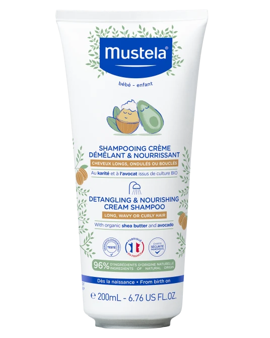 MUSTELA BEBE Szampon Odżywczy Ułatwiający Rozczesywanie - 200 ml
