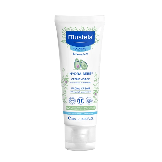 MUSTELA HYDRA BEBE Krem Nawilżający Do Twarzy - 40ml