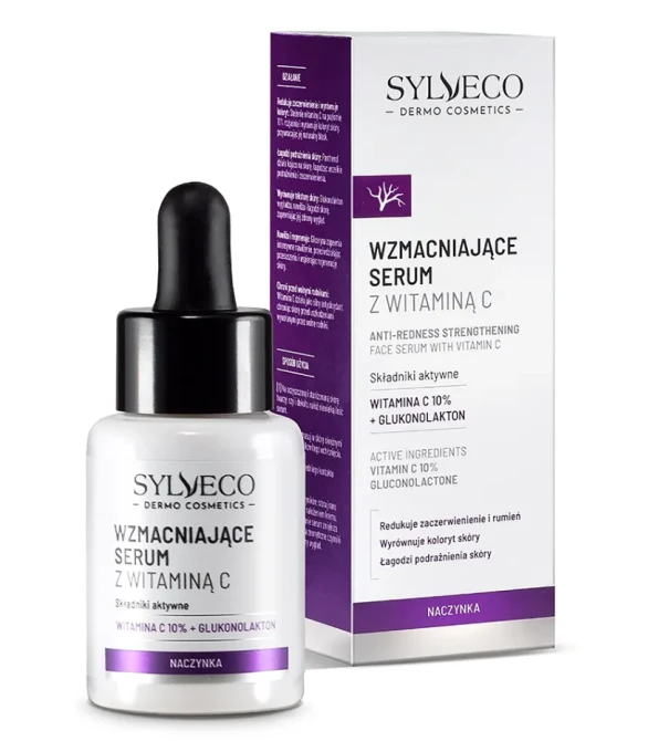 SYLVECO DERMO Wzmacniające Serum Z Witaminą C - Skóra Naczynkowa - 30ml
