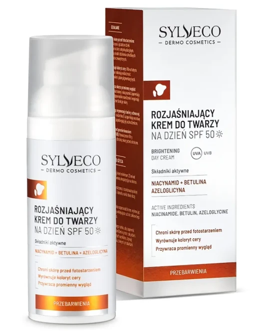 SYLVECO DERMO Krem Rozjaśniający Do Twarzy na Dzień SPF50+ - Przebarwienia - 50ml