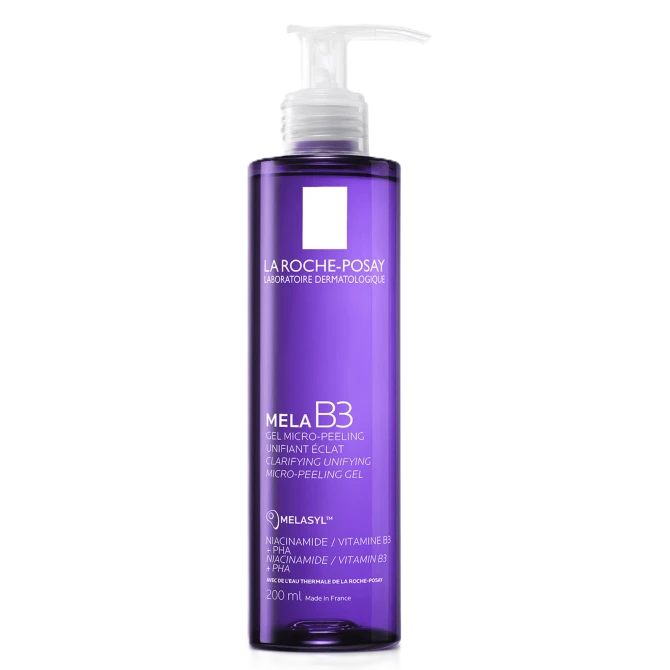 LA ROCHE-POSAY MELA B3 Mikro-Peelingujący Żel Oczyszczający Do Twarzy Na Przebarwienia - 200 ml
