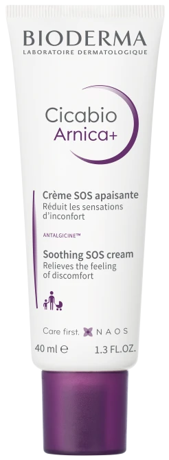 BIODERMA CICABIO Arnica+ Krem Regenerujący Do Skóry Z Obrzękami, Siniakami I Po Stłuczeniach - 40ml
