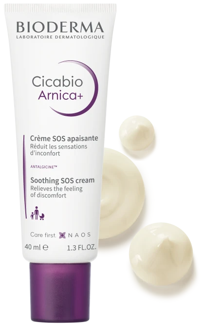 BIODERMA CICABIO Arnica+ Krem Regenerujący Do Skóry Z Obrzękami, Siniakami I Po Stłuczeniach - 40ml