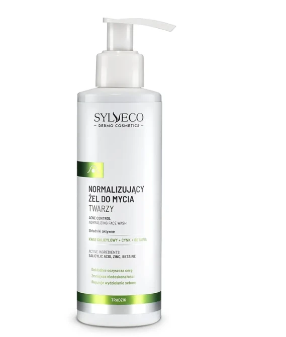 SYLVECO DERMO Normalizujący Żel Do Mycia Twarzy - Trądzik - 200ml