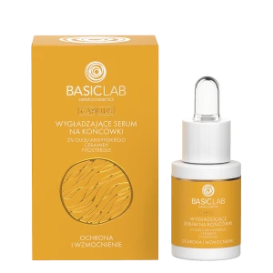 BASICLAB Capillus Wygładzające Serum Na Końcówki Ochrona i Wzmocnienie - 2% oleju abisyńskiego - 15ml