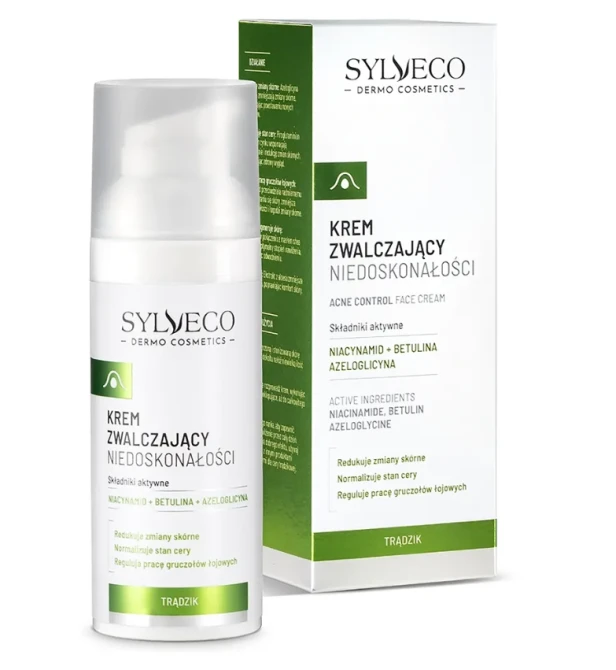 SYLVECO DERMO Krem Zwalczający Niedoskonałości na Trądzik, Niacynamid 50ml