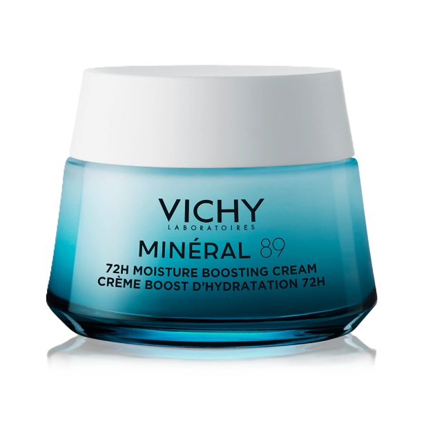 VICHY Mineral 89 Krem Nawilżająco-Odbudowujący Do Twarzy - 50ml