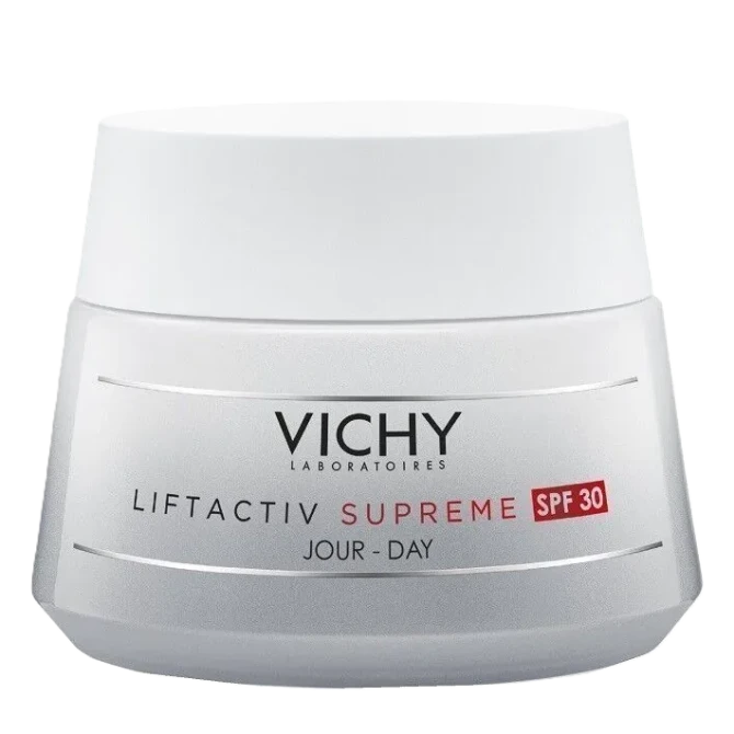 VICHY LIFTACTIV SUPREME SPF30 Przeciwzmarszczkowy-Ujędrniający Krem Na Dzień Z Kwasem Hialuronowym - 50ml