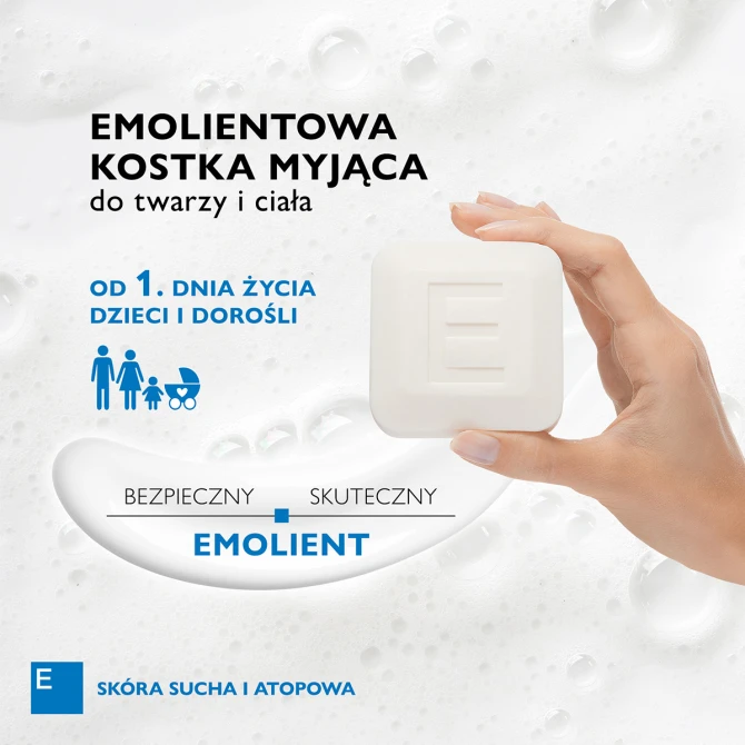 EMOTOPIC- Emolientowa kostka myjąca do twarzy i ciała - 100g