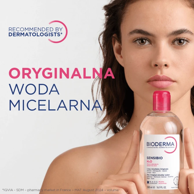 BIODERMA SENSIBIO H2O Woda Micelarna Do Skóry Wrażliwej - 500ml