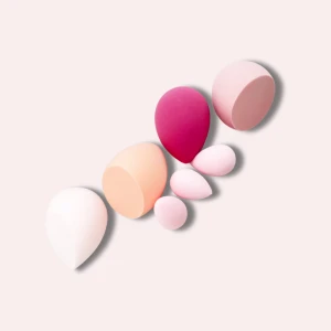 ZESTAW 7 Gąbeczek do Makijażu do makijażu twarzy, do podkładu,bronzera,pudru