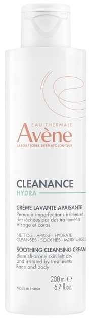 AVENE CLEANANCE HYDRA Oczyszczający Krem Łagodzący - 200 ml