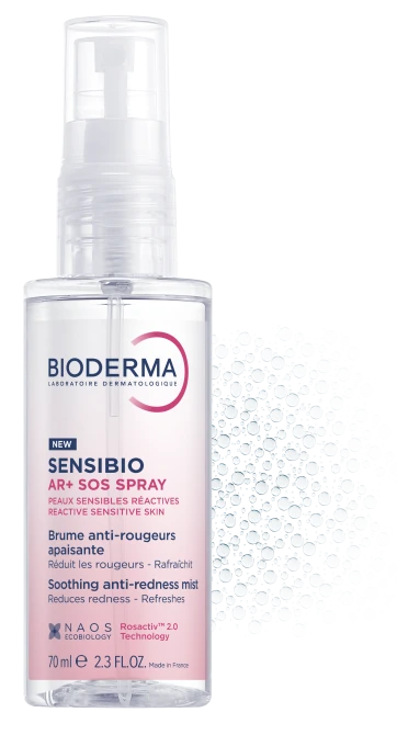BIODERMA SENSIBIO AR+ SOS SPRAY Łagodząca Mgiełka Przeciw Zaczerwienieniom - 70ml