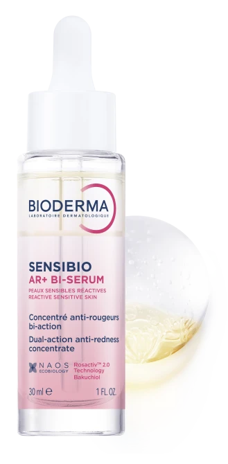 BIODERMA SENSIBIO AR+ BI-SERUM o Podwójnym Działaniu: Redukuje Zaczerwienienia i Wygładza Zmarszczki - 30ml