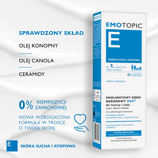 EMOTOPIC Krem Barierowy Do Twarzy - 75 ml