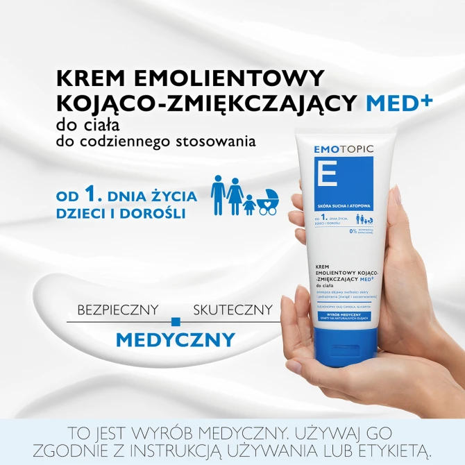 EMOTOPIC Krem Kojąco-Zmiękczający - 200 ml
