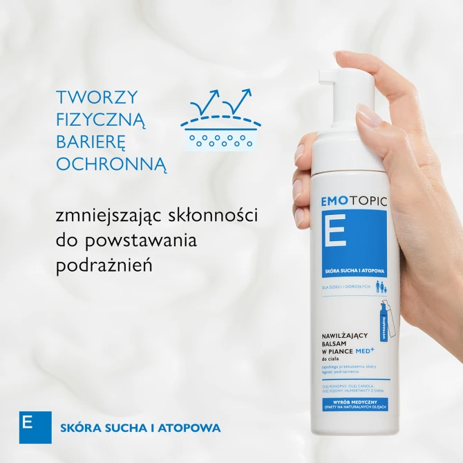 EMOTOPIC Nawilżający Balsam W Piance Do Ciała - 200 ml