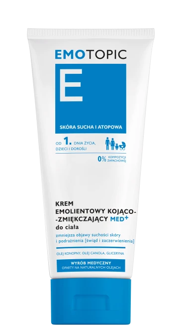 EMOTOPIC Emolientowy Krem Kojąco-Zmiękczający do ciała - 200 ml